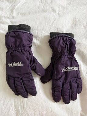 Columbia Women's Purple Fleece-Lined Gloves